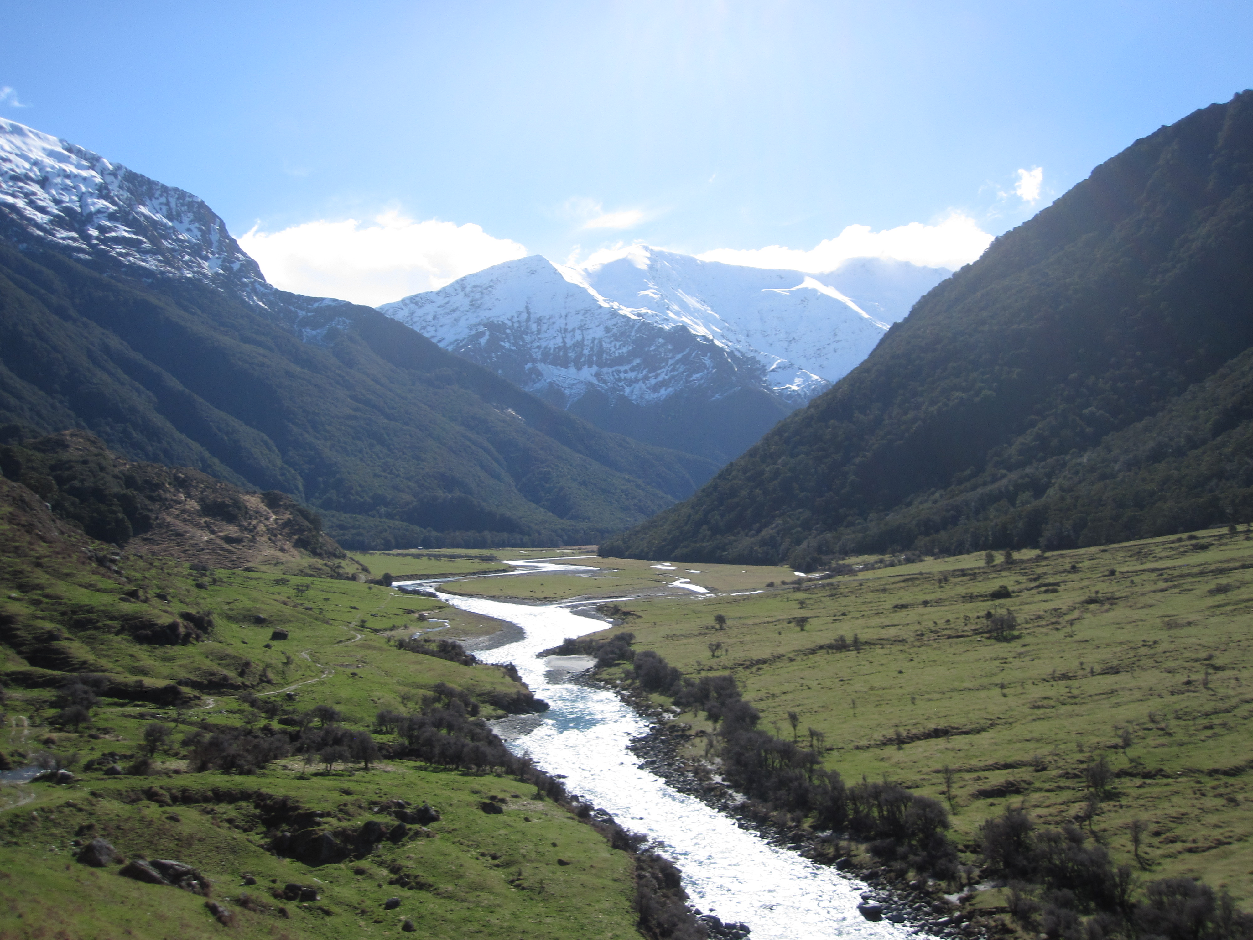 Mountains from New Zealand's South Island
